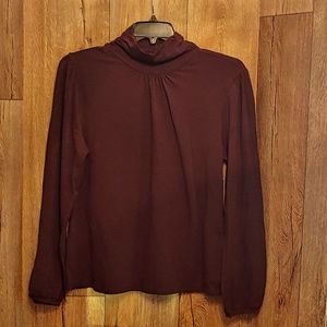 NWT New Directions Brown Turtleneck Size PXL